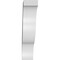 Ekena Millwork 6-in. W x 22-in. D x 28-in. H Funston Architectural Grade PVC Knee Brace BRCP06X22X28FST - alternate 5